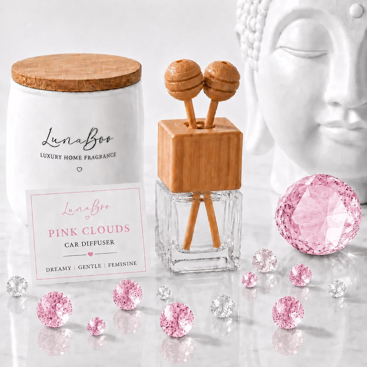 Pink Clouds Car Diffuser