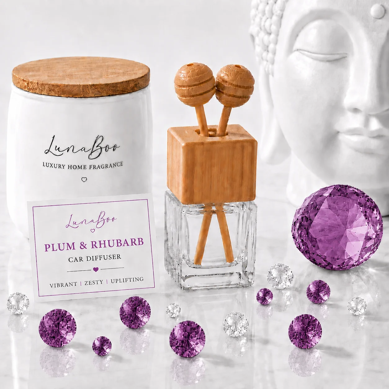 Plum & Rhubarb Car Diffuser