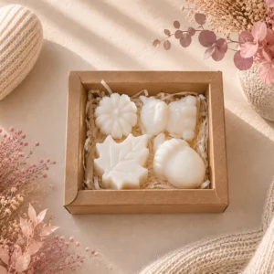 Soft Cotton & Vanilla Autumn Wax Melt Gift Box