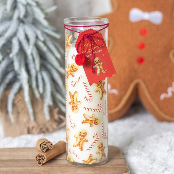 Gingerbread & Candy Canes Candle