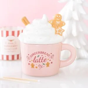 Pink Gingerbread Latte Wax Burner