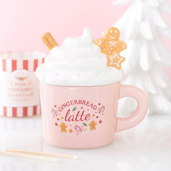 Pink Gingerbread Latte Wax Burner