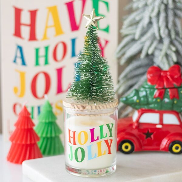 Holly Jolly Candle