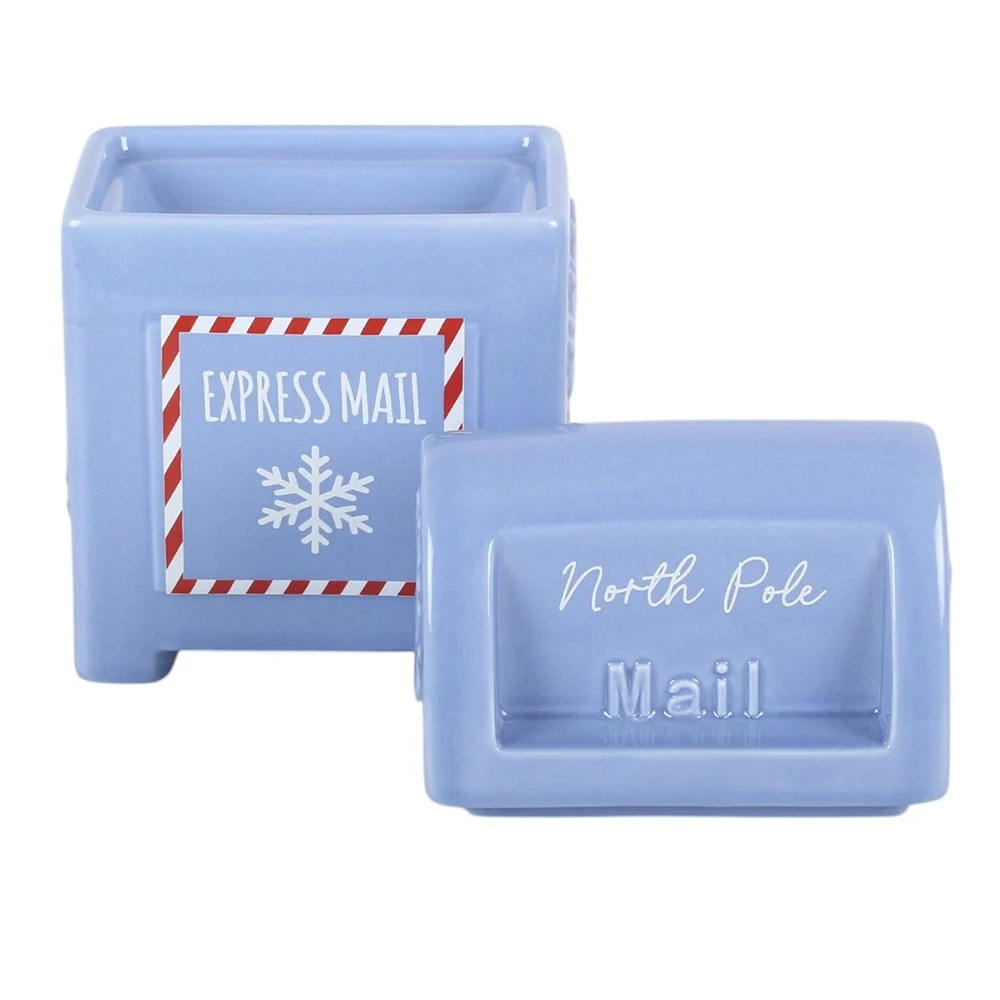 North Pole Postbox Christmas Wax Burner - Image 2