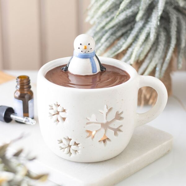 Snowman Mug Wax Burner