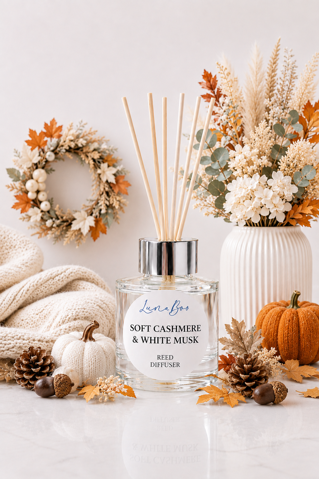 Soft Cashmere & White Musk Reed Diffuser