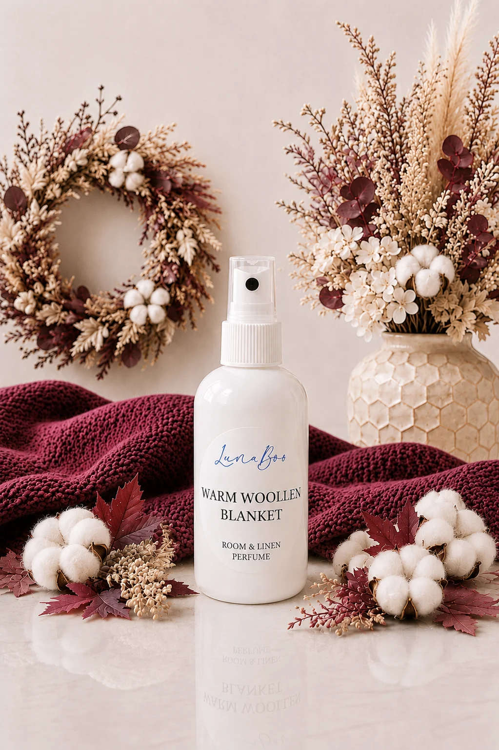 Warm Woollen Blanket Autumn Room & Linen Spray