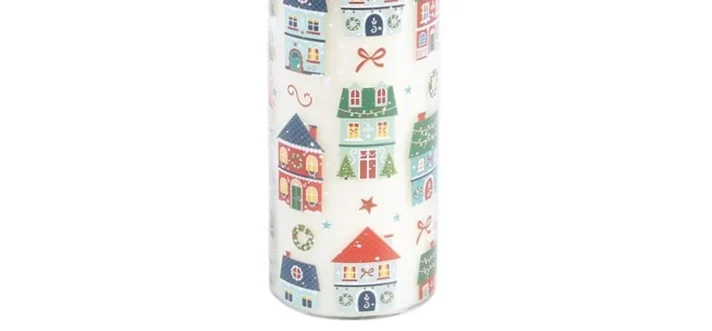 Christmas Village Christmas Candle - Image 2